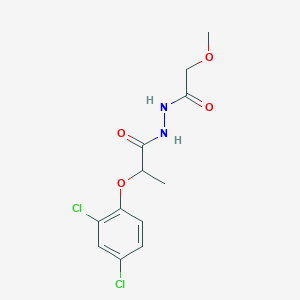 2-(2,4-dichlorophenoxy)-N'-(2-methoxyacetyl)propanehydrazide