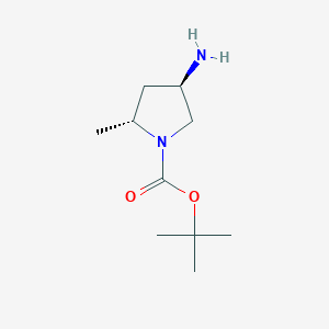 tert-butyl (2R,4R)-4-amino-2-methylpyrrolidine-1-carboxylate