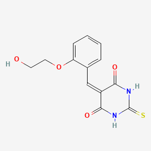 5-[2-(2-hydroxyethoxy)benzylidene]-2-thioxodihydropyrimidine-4,6(1H,5H)-dione