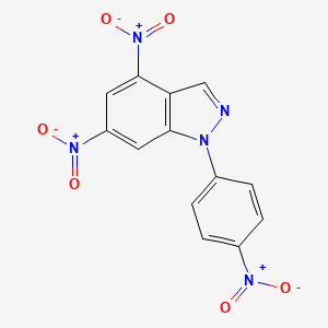 4,6-dinitro-1-(4-nitrophenyl)-1H-indazole