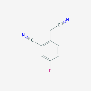 2-(Cyanomethyl)-5-fluorobenzonitrile
