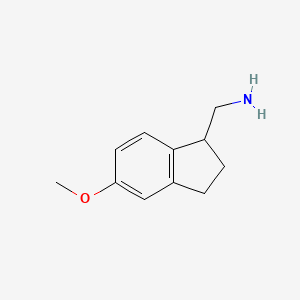 molecular formula C11H15NO B1500914 1-Aminomethyl-5-methoxyindane 