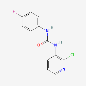 molecular formula C12H9ClFN3O B15009141 1-(2-Chloropyridin-3-yl)-3-(4-fluorophenyl)urea 