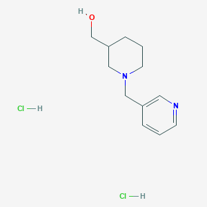 molecular formula C12H20Cl2N2O B1500916 (1-Pyridin-3-ylmethyl-piperidin-3-yl)-methanol dihydrochloride CAS No. 1185307-98-5