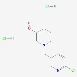 1-(6-Chloro-pyridin-3-ylmethyl)-piperidin-3-ol dihydrochloride