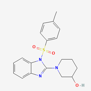 molecular formula C19H21N3O3S B1500919 1-[1-(Toluene-4-sulfonyl)-1H-benzoimidazol-2-yl]-piperidin-3-ol CAS No. 1146080-28-5