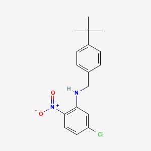 N-[(4-tert-butylphenyl)methyl]-5-chloro-2-nitroaniline