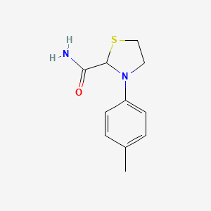 3-(4-Methylphenyl)-1,3-thiazolidine-2-carboxamide