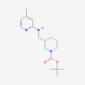 molecular formula C17H27N3O2 B1500941 3-[(4-Methyl-pyridin-2-ylamino)-methyl]-piperidine-1-carboxylic acid tert-butyl ester CAS No. 939986-31-9