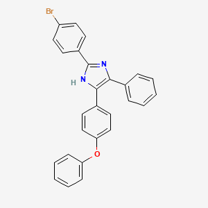 2-(4-bromophenyl)-4-(4-phenoxyphenyl)-5-phenyl-1H-imidazole