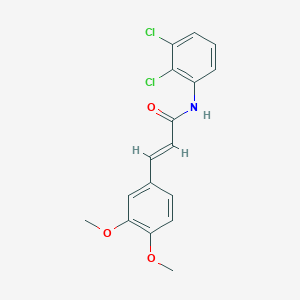 (2E)-N-(2,3-dichlorophenyl)-3-(3,4-dimethoxyphenyl)prop-2-enamide