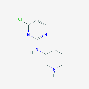 molecular formula C9H13ClN4 B1500968 4-Chloro-N-(piperidin-3-yl)pyrimidin-2-amine 