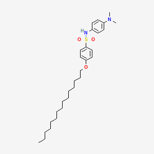 N-[4-(dimethylamino)phenyl]-4-(pentadecyloxy)benzenesulfonamide