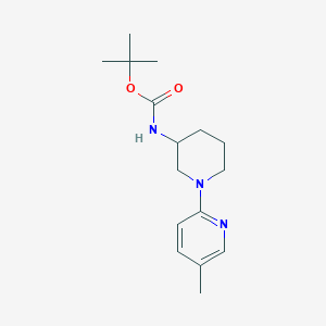 molecular formula C16H25N3O2 B1500970 (5'-Methyl-3,4,5,6-tetrahydro-2H-[1,2']bipyridinyl-3-yl)-carbamic acid tert-butyl ester CAS No. 939986-25-1