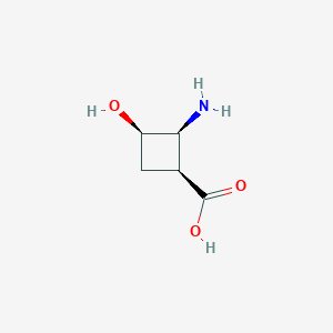 molecular formula C5H9NO3 B1500981 (1S,2S,3R)-2-Amino-3-hydroxycyclobutane-1-carboxylic acid CAS No. 349102-18-7