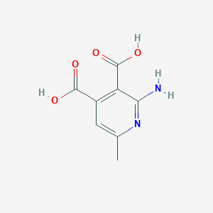 molecular formula C8H8N2O4 B1500982 2-Amino-6-methylpyridine-3,4-dicarboxylic acid CAS No. 89977-05-9