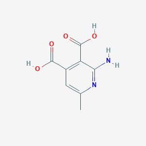 molecular formula C8H8N2O4 B1500982 2-氨基-6-甲基吡啶-3,4-二羧酸 CAS No. 89977-05-9