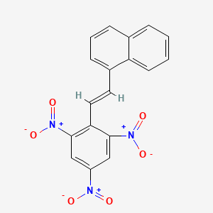 1-[(E)-2-(2,4,6-trinitrophenyl)ethenyl]naphthalene