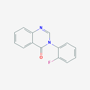 molecular formula C14H9FN2O B15009903 Quinazolin-4(3H)-one, 3-(2-fluorophenyl)- 