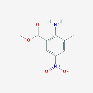 molecular formula C9H10N2O4 B1500992 Methyl 2-amino-3-methyl-5-nitrobenzoate 