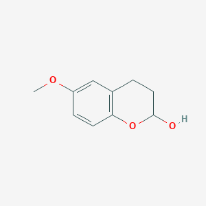 molecular formula C10H12O3 B1500996 6-Methoxy-chroman-2-ol 