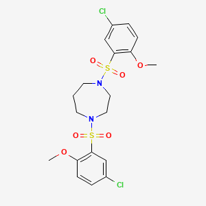 1,4-Bis[(5-chloro-2-methoxyphenyl)sulfonyl]-1,4-diazepane