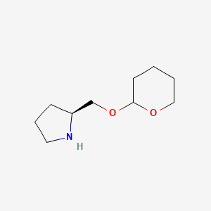 molecular formula C10H19NO2 B1500997 (S)-2-(Tetrahydro-pyran-2-yloxymethyl)-pyrrolidine 