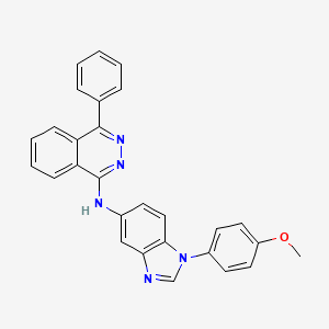 N-[1-(4-methoxyphenyl)-1H-benzimidazol-5-yl]-4-phenylphthalazin-1-amine