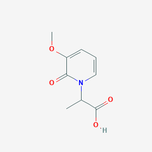 molecular formula C9H11NO4 B1500999 1(2h)-Pyridineacetic acid,3-methoxy-a-methyl-2-oxo- 