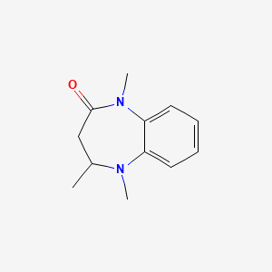 1,3,4,5-Tetrahydro-1,4,5-trimethyl-2H-1,5-benzodiazepin-2-one