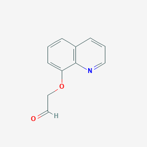 molecular formula C11H9NO2 B1501005 2-(Quinolin-8-yloxy)acetaldehyde 