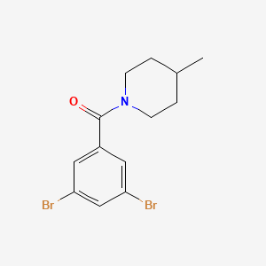 (3,5-Dibromophenyl)(4-methylpiperidin-1-yl)methanone