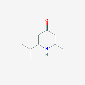 molecular formula C9H17NO B1501013 2-Methyl-6-propan-2-ylpiperidin-4-one 