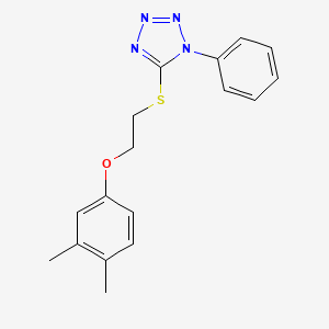 5-([2-(3,4-Dimethylphenoxy)ethyl]thio)-1-phenyl-1H-tetrazole