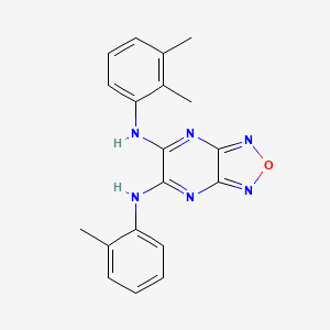 N-(2,3-dimethylphenyl)-N'-(2-methylphenyl)[1,2,5]oxadiazolo[3,4-b]pyrazine-5,6-diamine