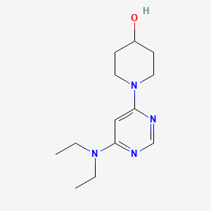 molecular formula C13H22N4O B1501028 1-(6-Diethylamino-pyrimidin-4-yl)-piperidin-4-ol CAS No. 1065484-22-1