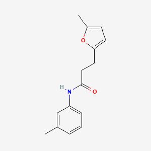 3-(5-methylfuran-2-yl)-N-(3-methylphenyl)propanamide