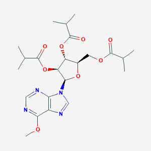 B150104 [(2R,3R,4S,5R)-5-(6-methoxypurin-9-yl)-3,4-bis(2-methylpropanoyloxy)oxolan-2-yl]methyl 2-methylpropanoate CAS No. 137057-45-5