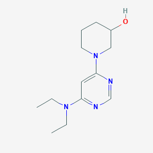 molecular formula C13H22N4O B1501044 1-(6-Diethylamino-pyrimidin-4-yl)-piperidin-3-ol CAS No. 1065484-23-2