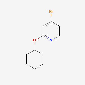 4-Bromo-2-(cyclohexyloxy)pyridine