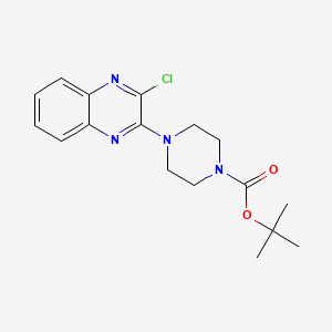 molecular formula C17H21ClN4O2 B1501050 tert-Butyl 4-(3-chloroquinoxalin-2-yl)piperazine-1-carboxylate CAS No. 651047-41-5