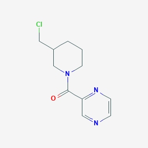 molecular formula C11H14ClN3O B1501054 (3-Chloromethyl-piperidin-1-yl)-pyrazin-2-yl-methanone CAS No. 1146080-48-9