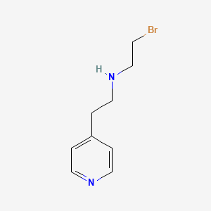 molecular formula C9H13BrN2 B15010599 2-bromo-N-[2-(pyridin-4-yl)ethyl]ethanamine 