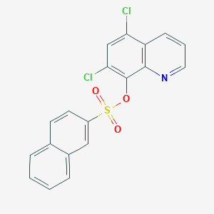 5,7-Dichloroquinolin-8-yl naphthalene-2-sulfonate