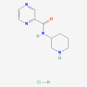 N-(Piperidin-3-yl)pyrazine-2-carboxamide hydrochloride