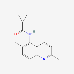 molecular formula C15H16N2O B15010684 N-(2,6-dimethylquinolin-5-yl)cyclopropanecarboxamide 