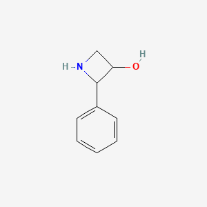 molecular formula C9H11NO B1501073 2-Phenylazetidin-3-ol CAS No. 777887-89-5