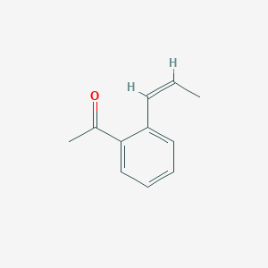 1-[2-[(Z)-prop-1-enyl]phenyl]ethanone