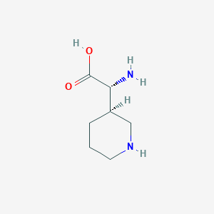 Amino[(3R)-piperidin-3-yl]acetic acid