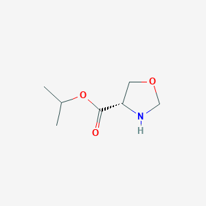 molecular formula C7H13NO3 B1501083 (S)-Isopropyl oxazolidine-4-carboxylate 